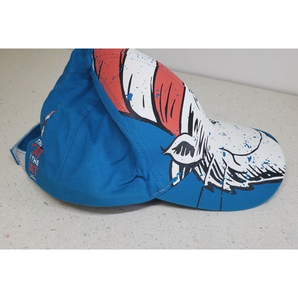 Dr. Seuss The Cat in the Hat Cap/Hat Adjustable Universal Studios - Picture 2 of 8